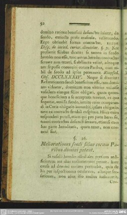 §. 26. Meliorationes feodi filiae coram Paribus domini petent