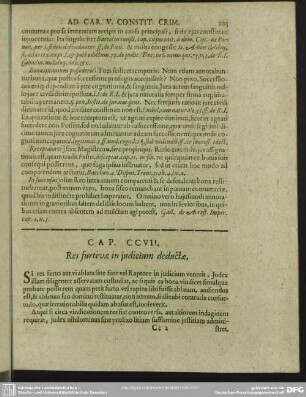 Cap. CCVII. Res furtivae in iudicium deductae