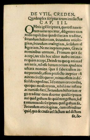 Quadruplex scripturarum intellectus Cap. III.