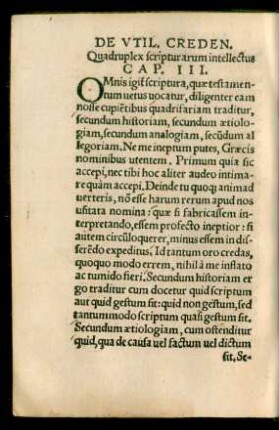 Quadruplex scripturarum intellectus Cap. III.