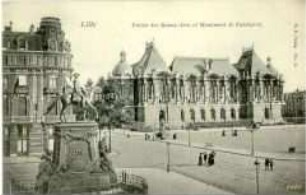 Palast der schönen Künste und Reiterdenkmal in Lille