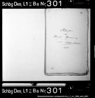 Aufnahme des Johann Hermening ins Kloster Möllenbeck