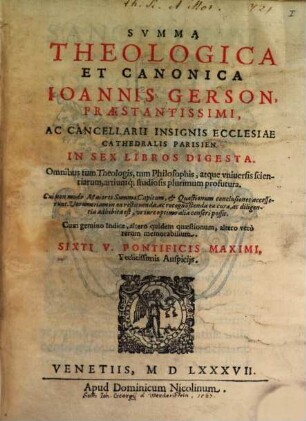 Summa theologica et canonica