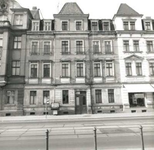 Dresden-Pieschen, Bürgerstraße 54. Mietshaus (1891). Straßenfront