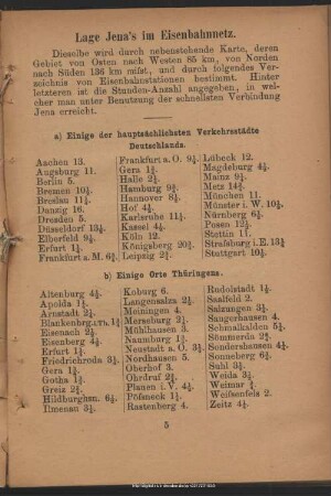 Lage Jena's im Eisenbahnnetz