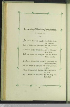 Kronprinz Albert und Mac Mahon
