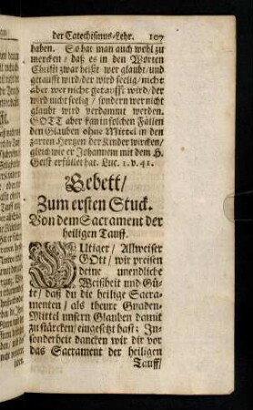 107-109, Gebett
