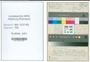 Entnazifizierung John Kudicke , geb. 16.01.1886 (Polizeibeamter)
