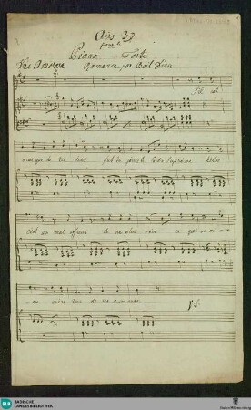 3 Arias - Don Mus.Ms. 2390 : V, pf