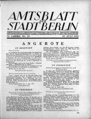 1931,29: Nr. 29, 19. Juli 1931