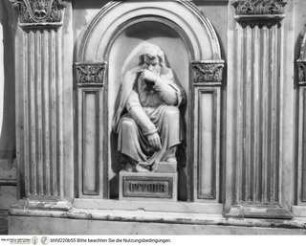Antependium mit den Propheten Jeremias, David und Jesaja