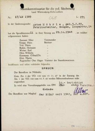 Möhrle, Anton
