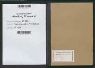 Lageberichte der Stapo-Stelle Aachen für die Monate April 1935 (Nr. 15) und Mai 1935 (Nr. 14).