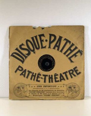 "Disque Pathé - Pathé- Théatre"