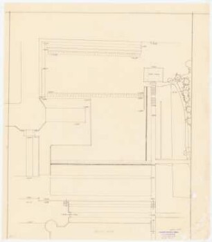 Garten Fraenkel, Berlin-Kladow: vermutl. Grundplan für das Blatt »Obst und Gemüsegarten« Invnr. 40854, Vermerk