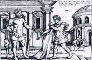 Lichas bringt Herkules das Gewand des Nessus - aus der Folge "Die Taten des Herkules"