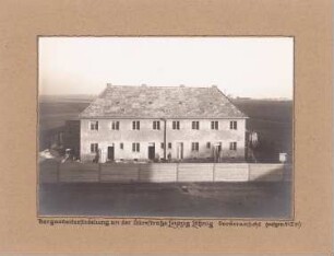 Bergarbeitersiedlung Leipzig-Lößnig: Vorderansicht