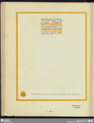Reklameverlag Ernst Marx