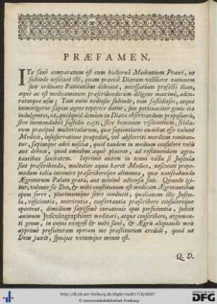 Praefamen.