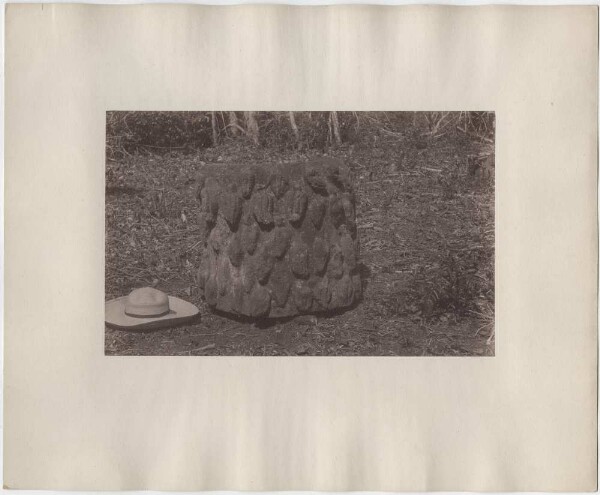 Large stone basin, front. Western group.