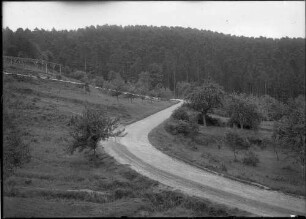 Rennstrecke Solitude Ansicht vom Juli 1927