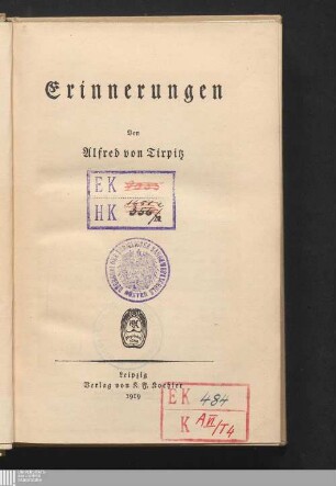 Erinnerungen