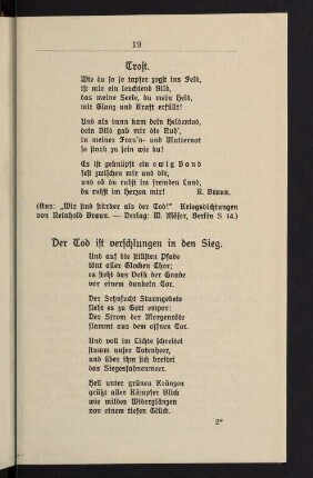19-36, Trost - Der letze Wille unserer Toten