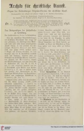16: Das Antependium der Stiftskirche zu Comburg