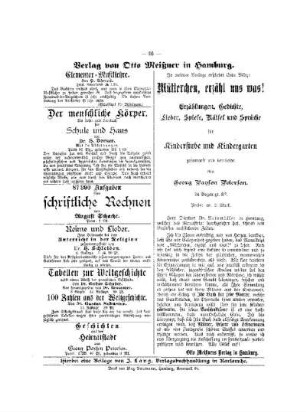 Verlag von Otto Meißner in Hamburg
