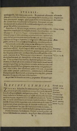 Levinus Lemnius.