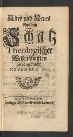 November. 1701