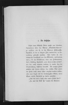 7. Die Gehilfen