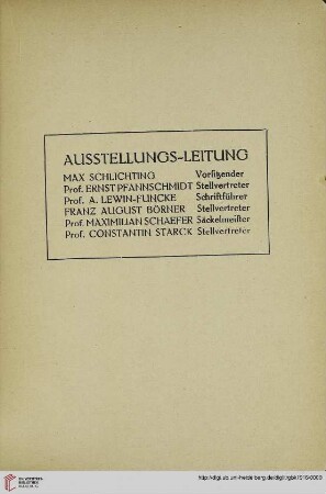 Ausstellungs-Leitung