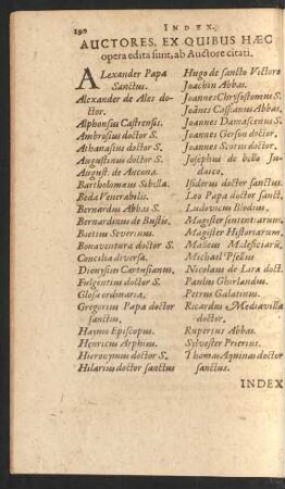 Auctores, Ex Quibus Haec opera edita sunt, ab Auctore citati.