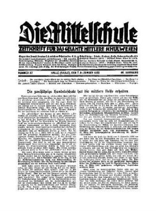 Die zweijährige Handelsschule hat die mittlere Reife erhalten