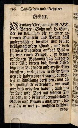 196-206, Gebett; ...