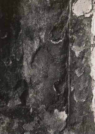 Brüstungsrelief (Sandstein) am Großen Wendelstein (1. Obergeschoss), Detail aus dem Reliefband (Potiphars Weib reißt Joseph den Mantel ab). Albrechtsburg, Meißen