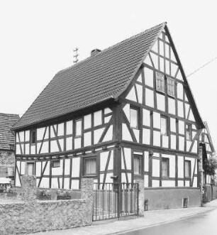 Fachwerkwohnhaus; Büdingen, Mühlstraße 52