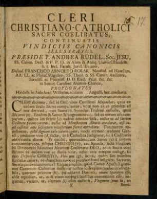 )(/r, Cleri Christiano-Catholici...