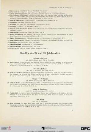 Gemälde des 19. und 20. Jahrhunderts (Nr. 237-283)