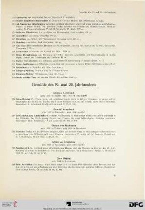 Gemälde des 19. und 20. Jahrhunderts (Nr. 237-283)