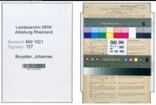 Entnazifizierung Johannes Bruysten , geb. 05.10.1905 (Kaufmann)