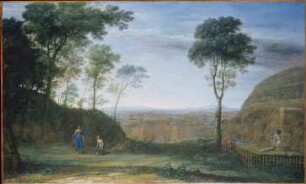 Landschaft mit Christus, der Maria Magdalena erscheint („Noli me tangere“)