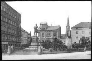 Löbau. Bismarck-Denkmal am Königsplatz