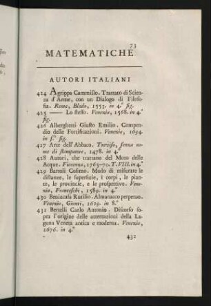 73-115, Matematiche - Geografia