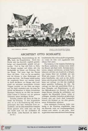 Architekt Otto Schnartz