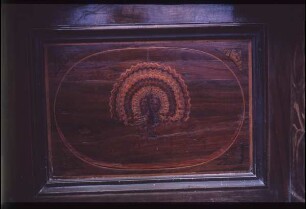 Lucera, Madonna della Pietà (41.5047, 15.3321) : Holzvertäfelung, Intarsie
