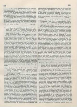 153-154 [Rezension] Georgius Hamartolus, Textum genuinum inde a Vespasiani imperio continens