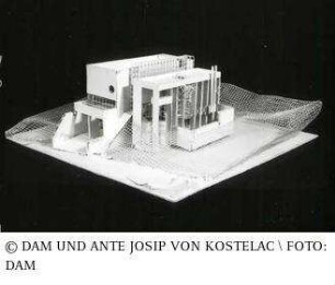 Haus Malchen - Modell des Gesamtgebäudes (Vorentwurf 2)