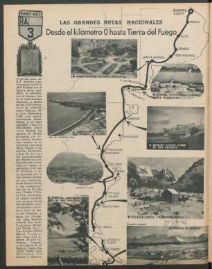 Las grandes rutas nacionales - Desde el kilómetro 0 hasta Tierra del Fuego